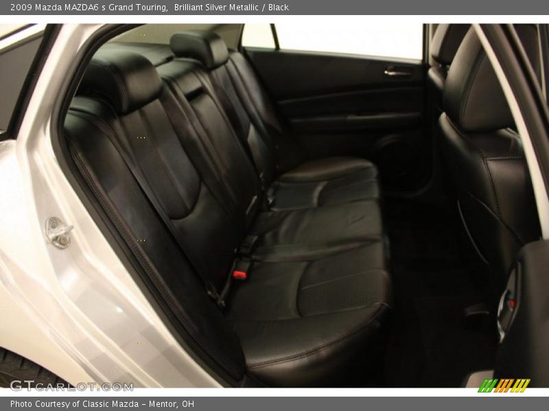 Brilliant Silver Metallic / Black 2009 Mazda MAZDA6 s Grand Touring