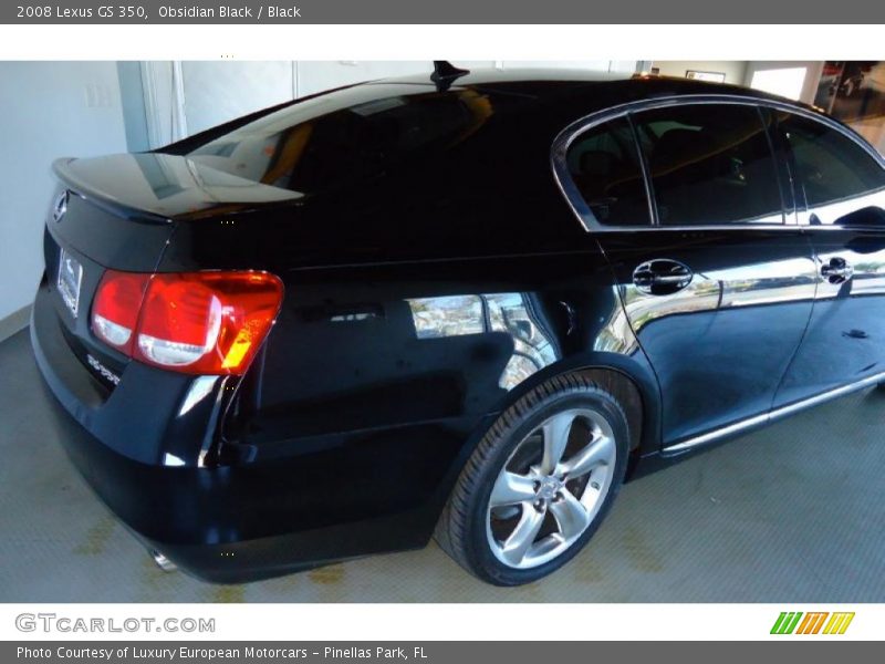 Obsidian Black / Black 2008 Lexus GS 350