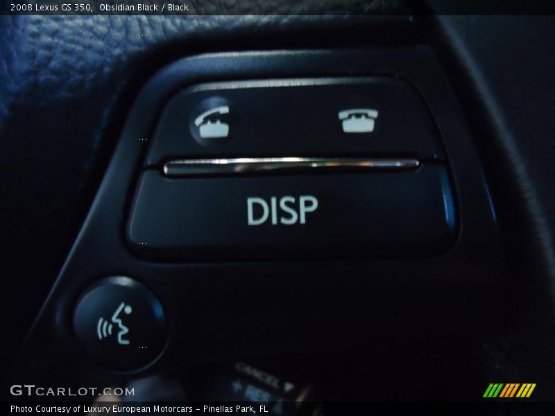Obsidian Black / Black 2008 Lexus GS 350