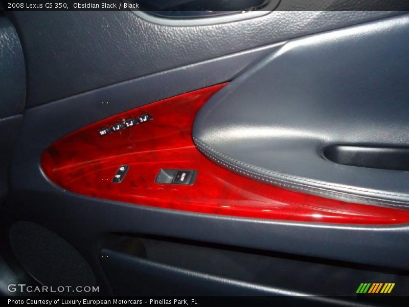 Obsidian Black / Black 2008 Lexus GS 350