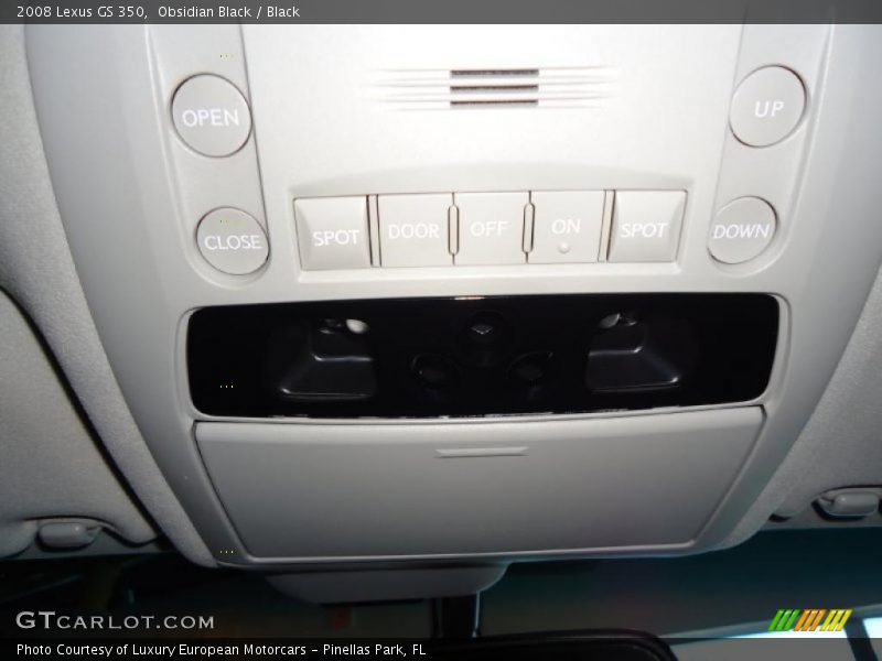 Obsidian Black / Black 2008 Lexus GS 350