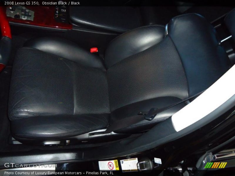 Obsidian Black / Black 2008 Lexus GS 350