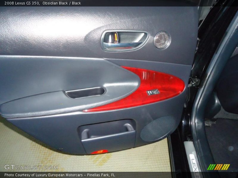 Obsidian Black / Black 2008 Lexus GS 350