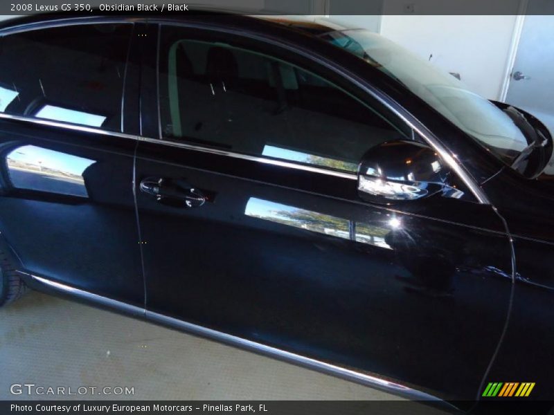 Obsidian Black / Black 2008 Lexus GS 350