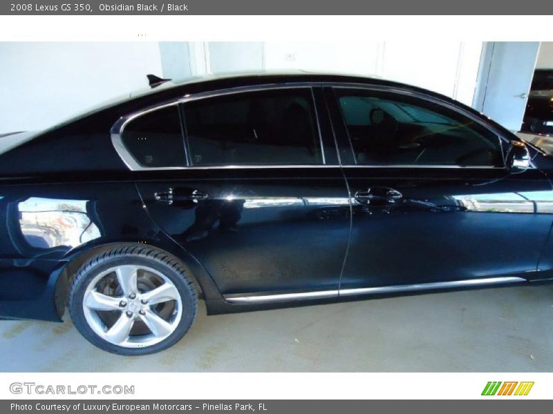 Obsidian Black / Black 2008 Lexus GS 350
