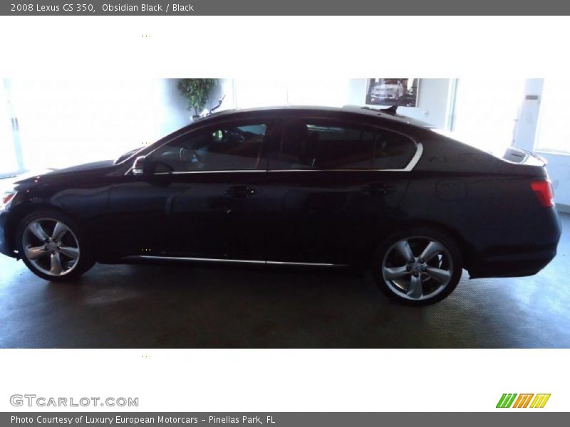 Obsidian Black / Black 2008 Lexus GS 350