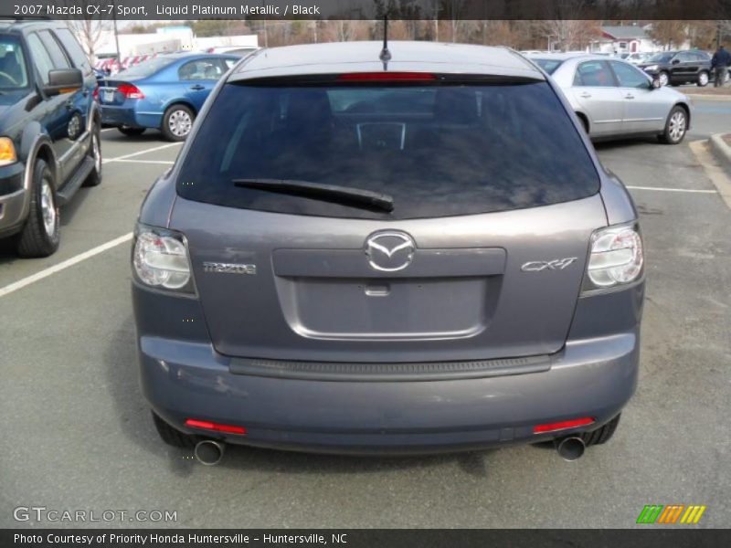 Liquid Platinum Metallic / Black 2007 Mazda CX-7 Sport