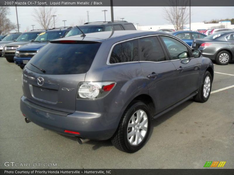 Liquid Platinum Metallic / Black 2007 Mazda CX-7 Sport
