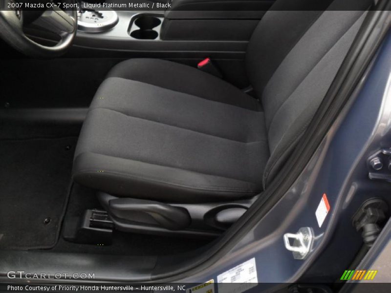 Liquid Platinum Metallic / Black 2007 Mazda CX-7 Sport