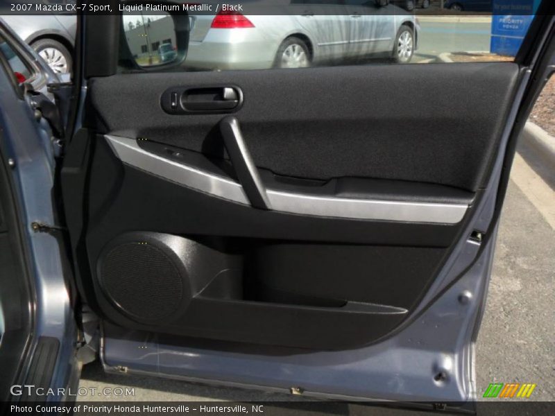 Liquid Platinum Metallic / Black 2007 Mazda CX-7 Sport