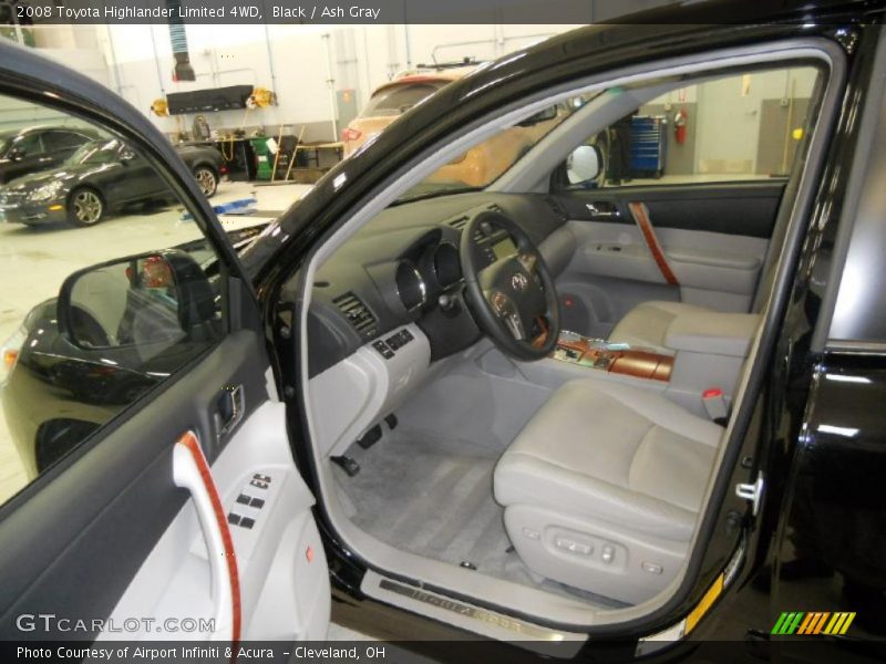 Black / Ash Gray 2008 Toyota Highlander Limited 4WD