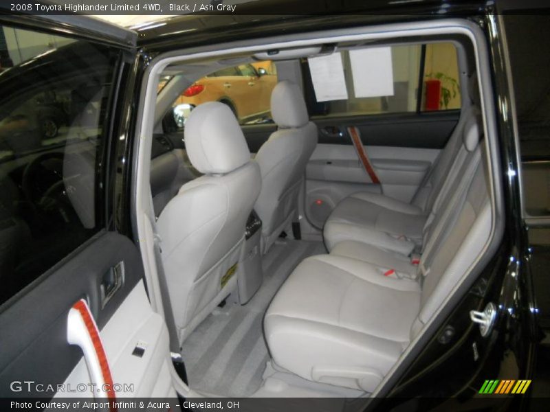 Black / Ash Gray 2008 Toyota Highlander Limited 4WD