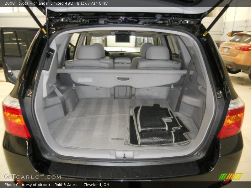 Black / Ash Gray 2008 Toyota Highlander Limited 4WD