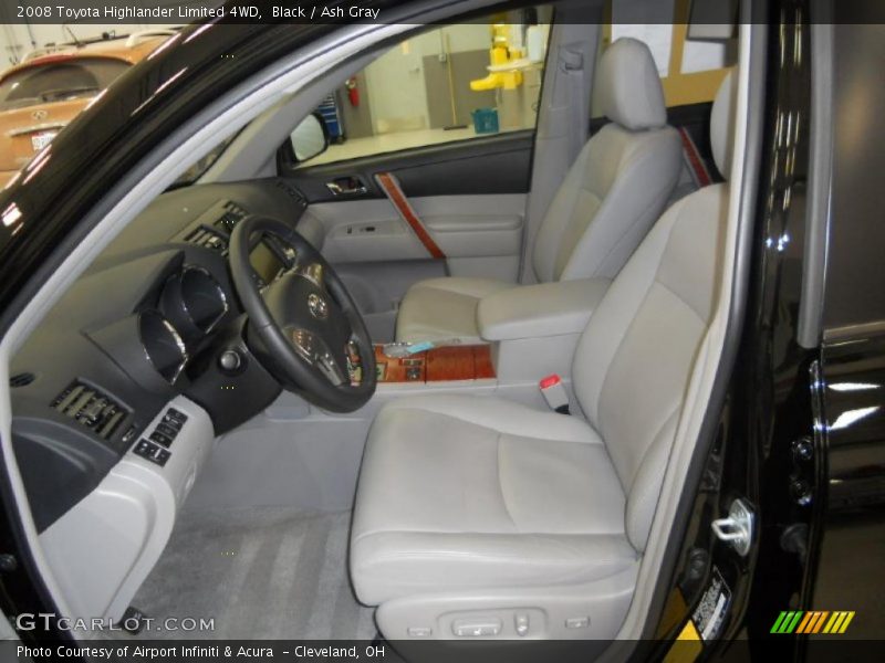 Black / Ash Gray 2008 Toyota Highlander Limited 4WD
