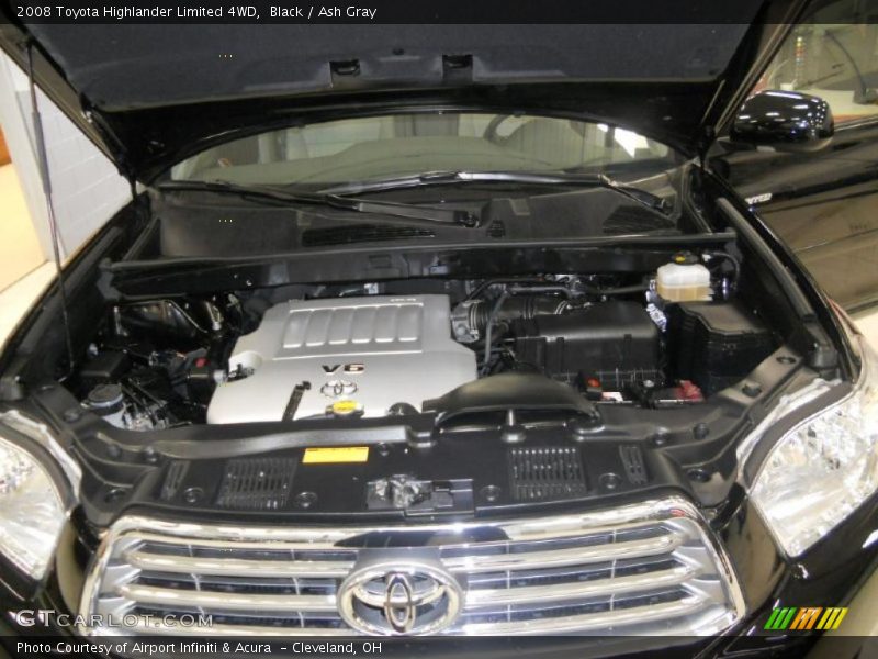 Black / Ash Gray 2008 Toyota Highlander Limited 4WD