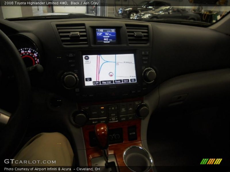 Black / Ash Gray 2008 Toyota Highlander Limited 4WD