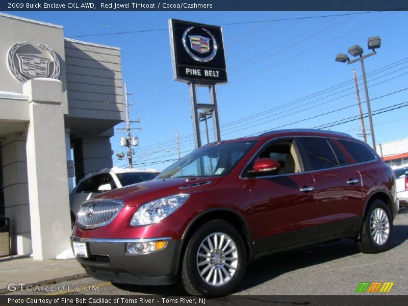 Red Jewel Tintcoat / Cocoa/Cashmere 2009 Buick Enclave CXL AWD