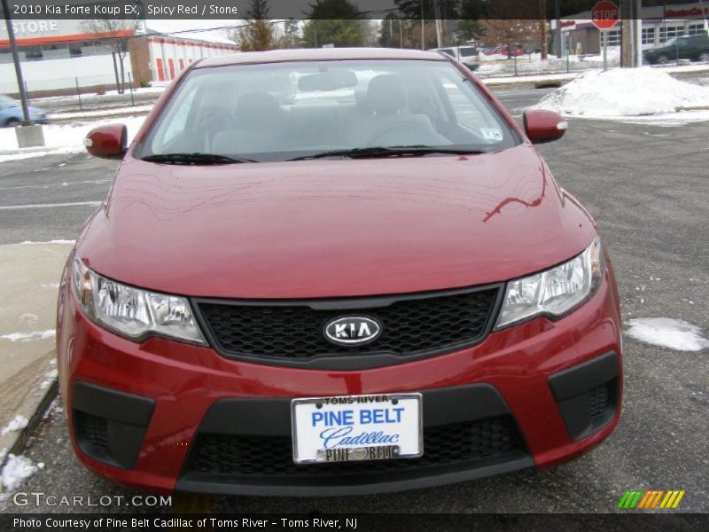 Spicy Red / Stone 2010 Kia Forte Koup EX