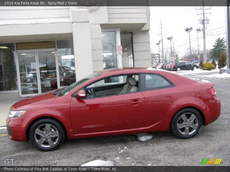 Spicy Red / Stone 2010 Kia Forte Koup EX