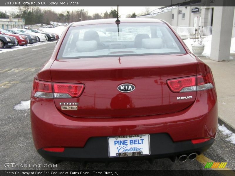 Spicy Red / Stone 2010 Kia Forte Koup EX