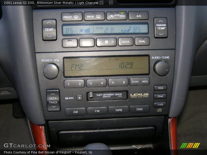 Millennium Silver Metallic / Light Charcoal 2001 Lexus GS 300