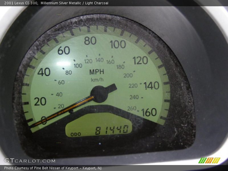 Millennium Silver Metallic / Light Charcoal 2001 Lexus GS 300
