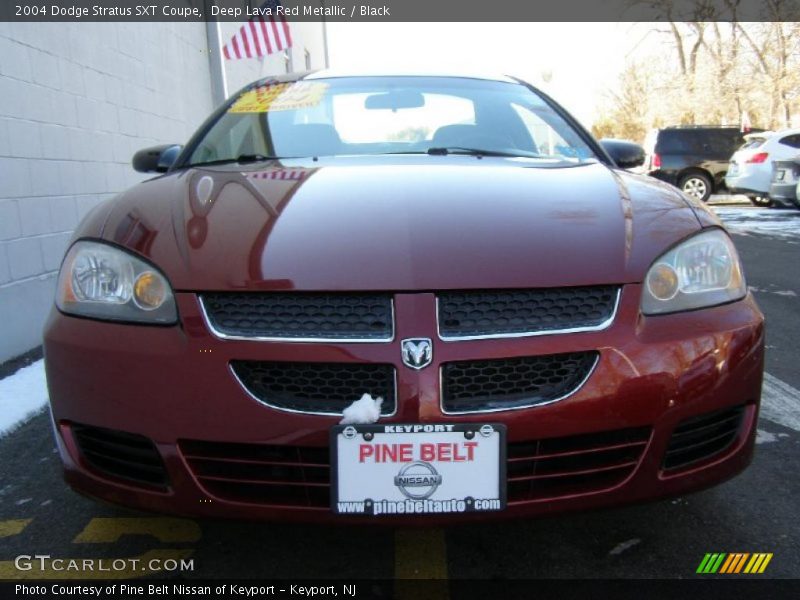 Deep Lava Red Metallic / Black 2004 Dodge Stratus SXT Coupe