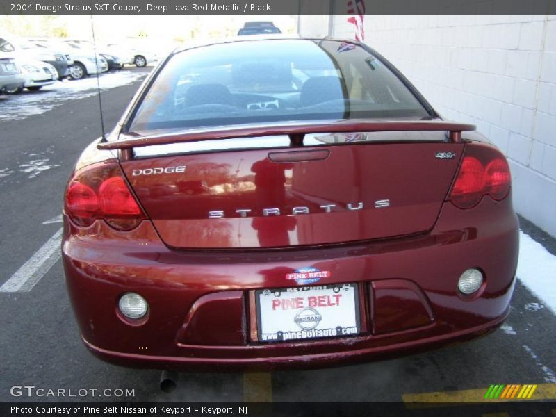 Deep Lava Red Metallic / Black 2004 Dodge Stratus SXT Coupe