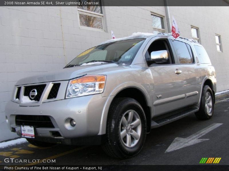 Silver Lightning / Charcoal 2008 Nissan Armada SE 4x4