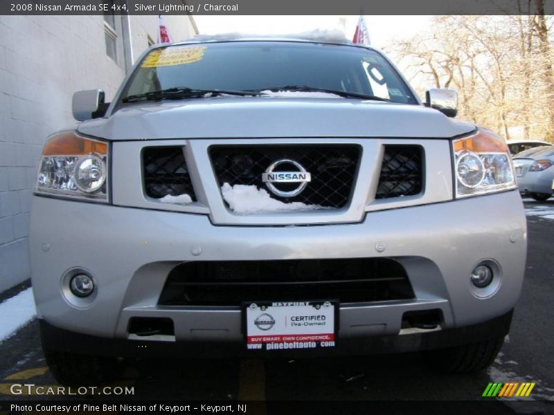 Silver Lightning / Charcoal 2008 Nissan Armada SE 4x4