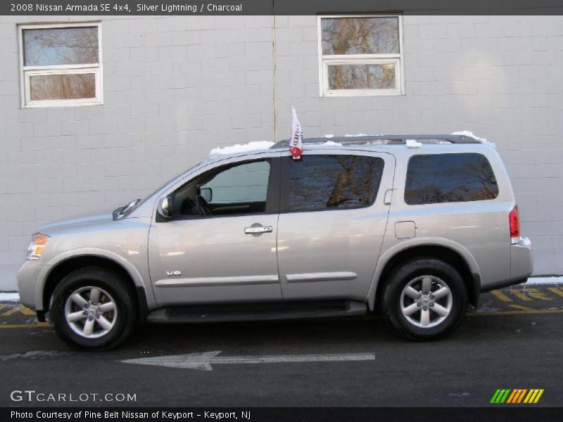 Silver Lightning / Charcoal 2008 Nissan Armada SE 4x4