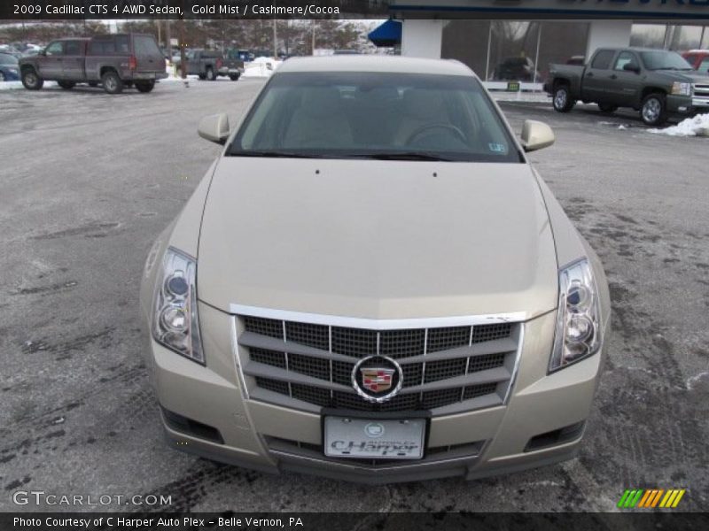 Gold Mist / Cashmere/Cocoa 2009 Cadillac CTS 4 AWD Sedan