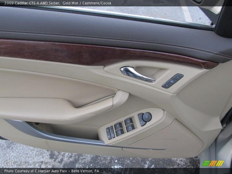 Gold Mist / Cashmere/Cocoa 2009 Cadillac CTS 4 AWD Sedan