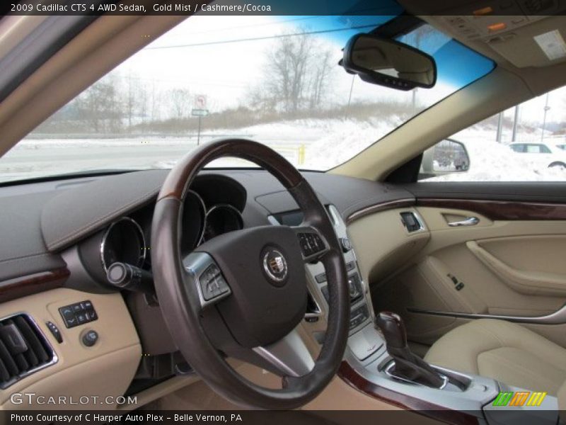 Gold Mist / Cashmere/Cocoa 2009 Cadillac CTS 4 AWD Sedan