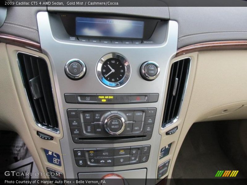 Gold Mist / Cashmere/Cocoa 2009 Cadillac CTS 4 AWD Sedan