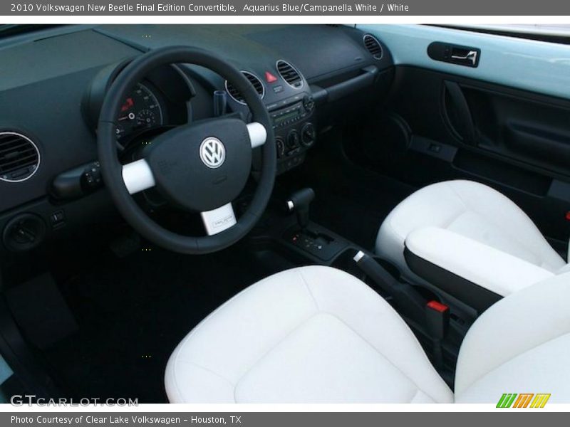 Aquarius Blue/Campanella White / White 2010 Volkswagen New Beetle Final Edition Convertible