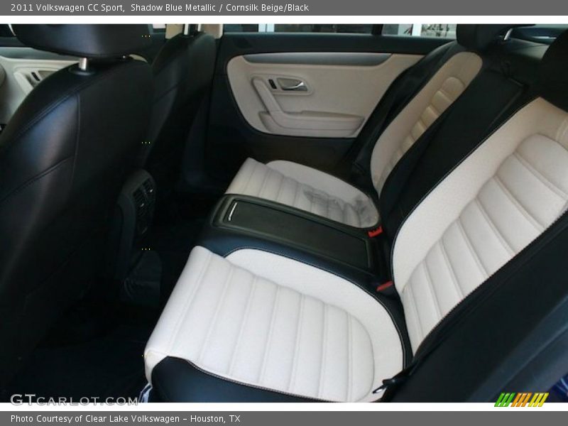 Shadow Blue Metallic / Cornsilk Beige/Black 2011 Volkswagen CC Sport
