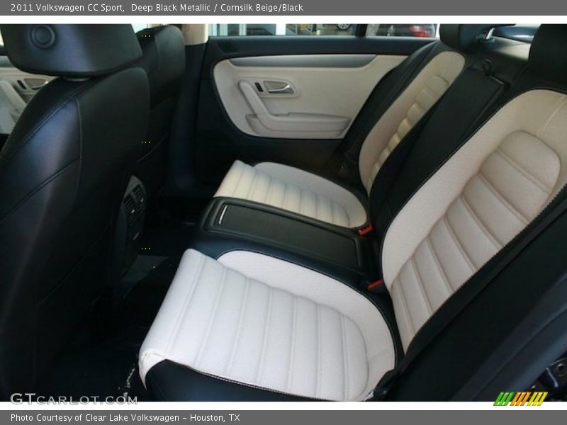 Deep Black Metallic / Cornsilk Beige/Black 2011 Volkswagen CC Sport