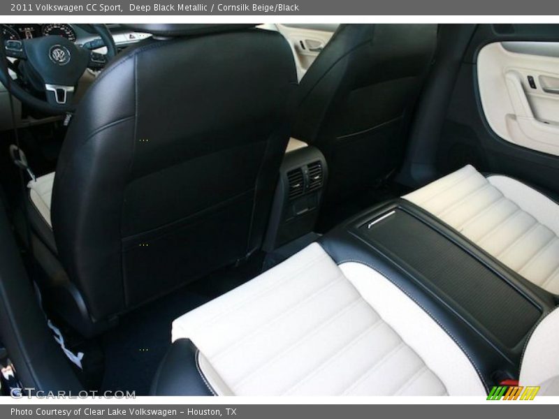 Deep Black Metallic / Cornsilk Beige/Black 2011 Volkswagen CC Sport