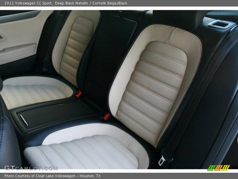 Deep Black Metallic / Cornsilk Beige/Black 2011 Volkswagen CC Sport