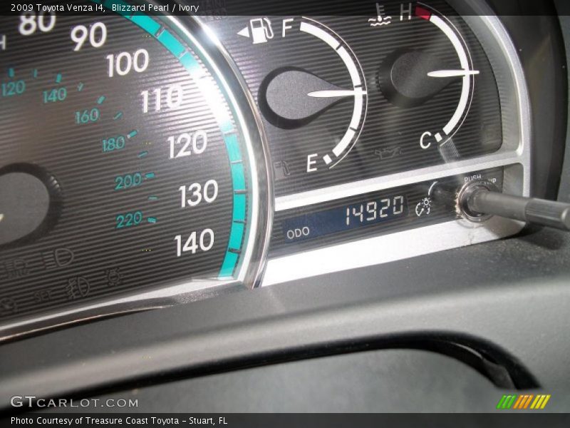 Blizzard Pearl / Ivory 2009 Toyota Venza I4