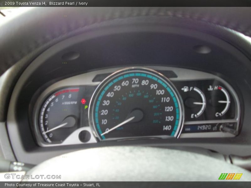 Blizzard Pearl / Ivory 2009 Toyota Venza I4