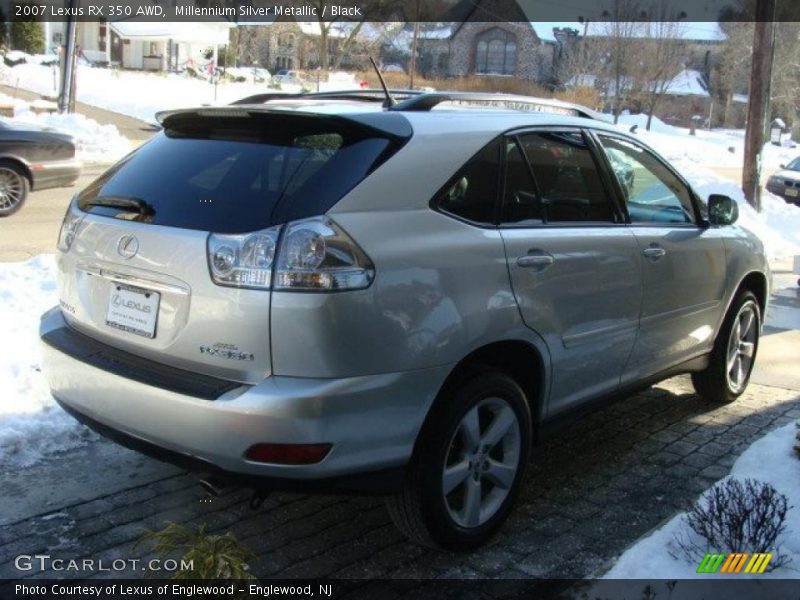 Millennium Silver Metallic / Black 2007 Lexus RX 350 AWD