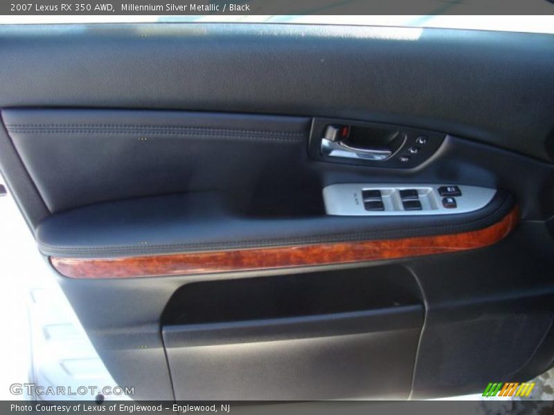 Millennium Silver Metallic / Black 2007 Lexus RX 350 AWD