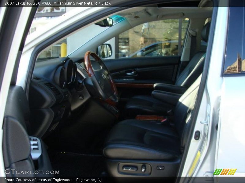 Millennium Silver Metallic / Black 2007 Lexus RX 350 AWD