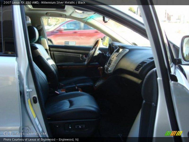 Millennium Silver Metallic / Black 2007 Lexus RX 350 AWD