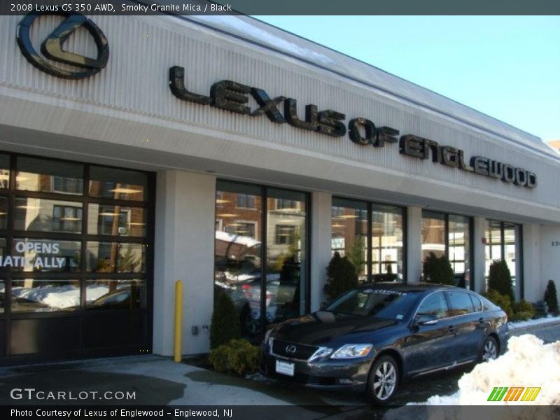 Smoky Granite Mica / Black 2008 Lexus GS 350 AWD