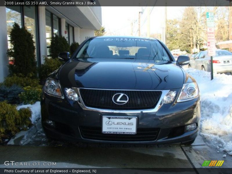 Smoky Granite Mica / Black 2008 Lexus GS 350 AWD
