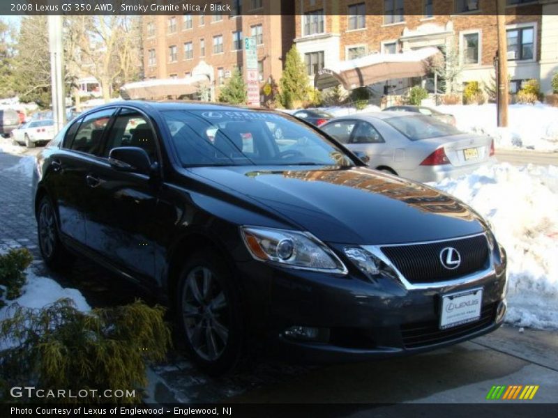 Smoky Granite Mica / Black 2008 Lexus GS 350 AWD