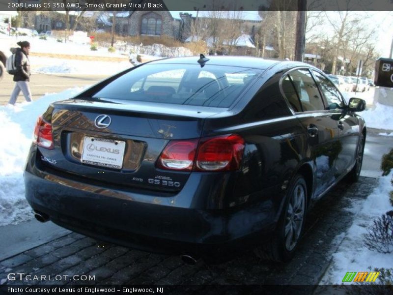 Smoky Granite Mica / Black 2008 Lexus GS 350 AWD